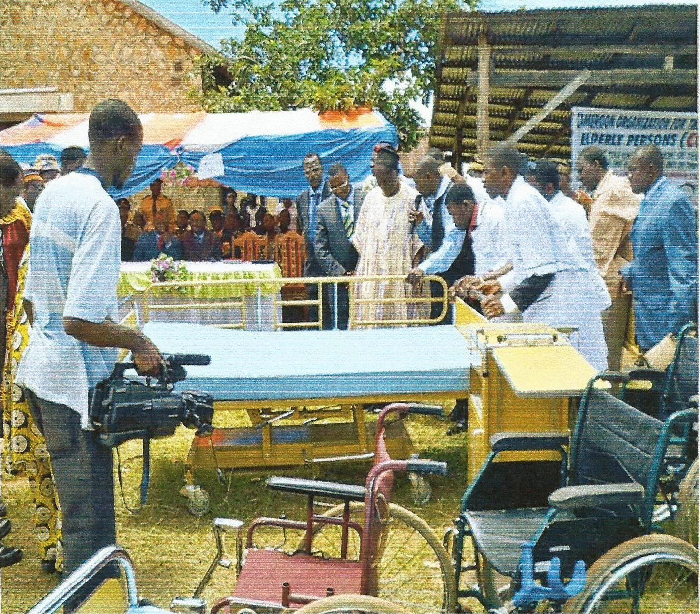 RECEWAPEC donation of health equipment to hospitals in Northwest, Cameroon.