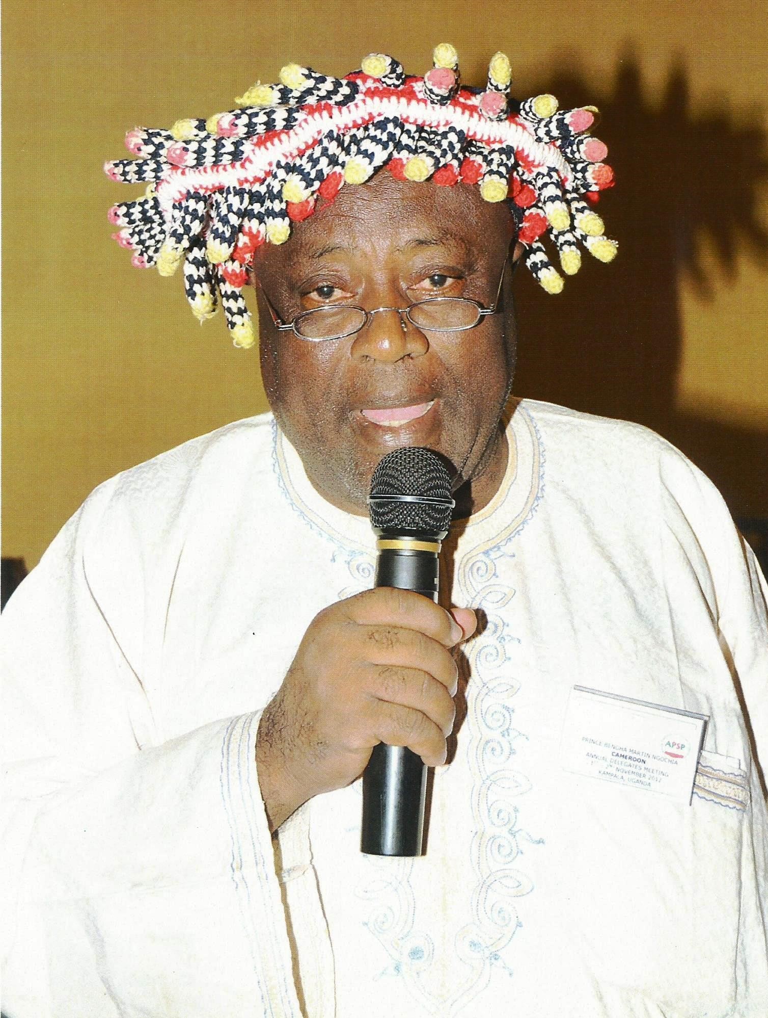 Prince Bengha Martin Ngochia; Founding President and promoter of the Regional Centre for the Welfare of Ageing Persons in Cameroon (RECEWAPEC) The founder and promoter of RECEWAPEC