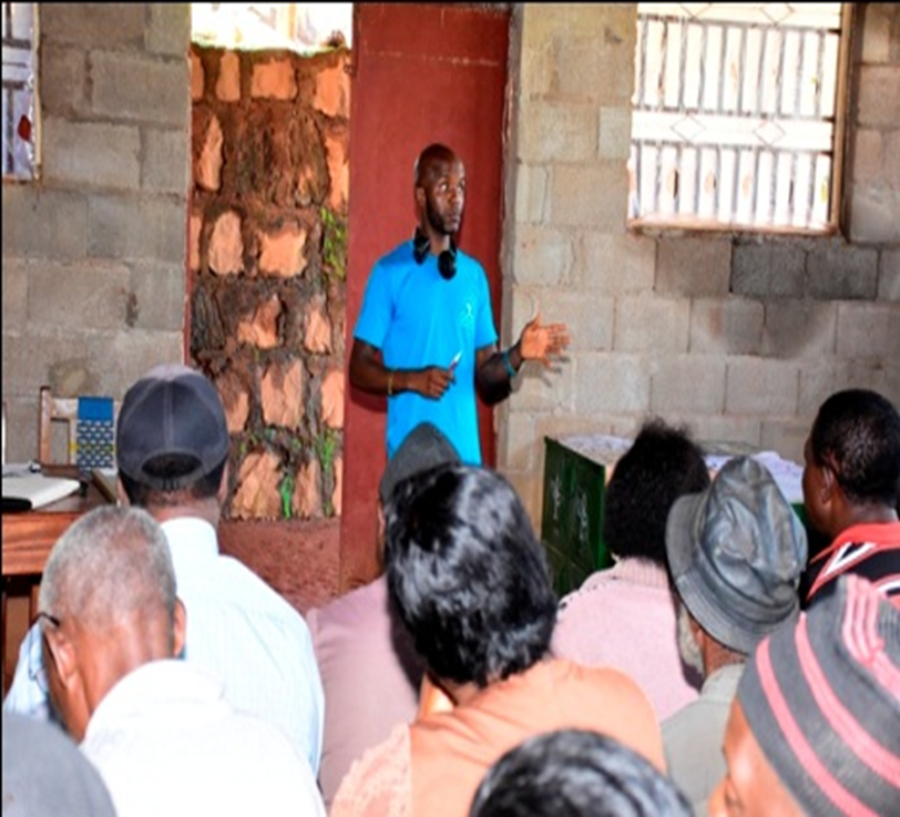 After eye screening, affected individuals are lectured on how to take care of their eyes and given individual advice on how to use the eye drops and or eye glasses given to them by RECEWAPEC eye care outreach team.